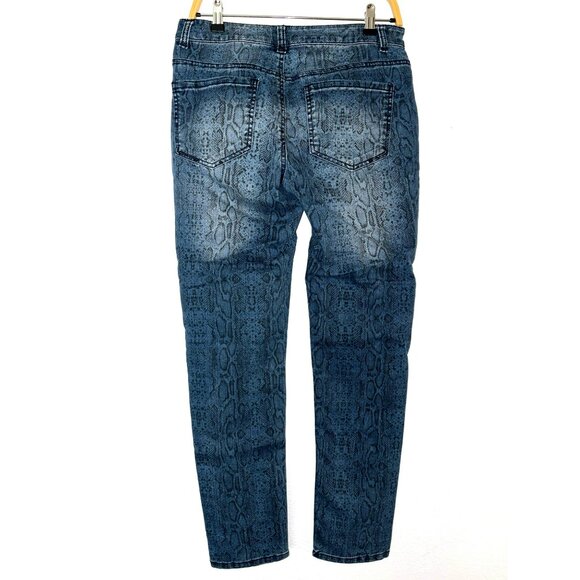 Liverpool Abby Skinny Snake Print Jeans Size 10/30 - Picture 2 of 10